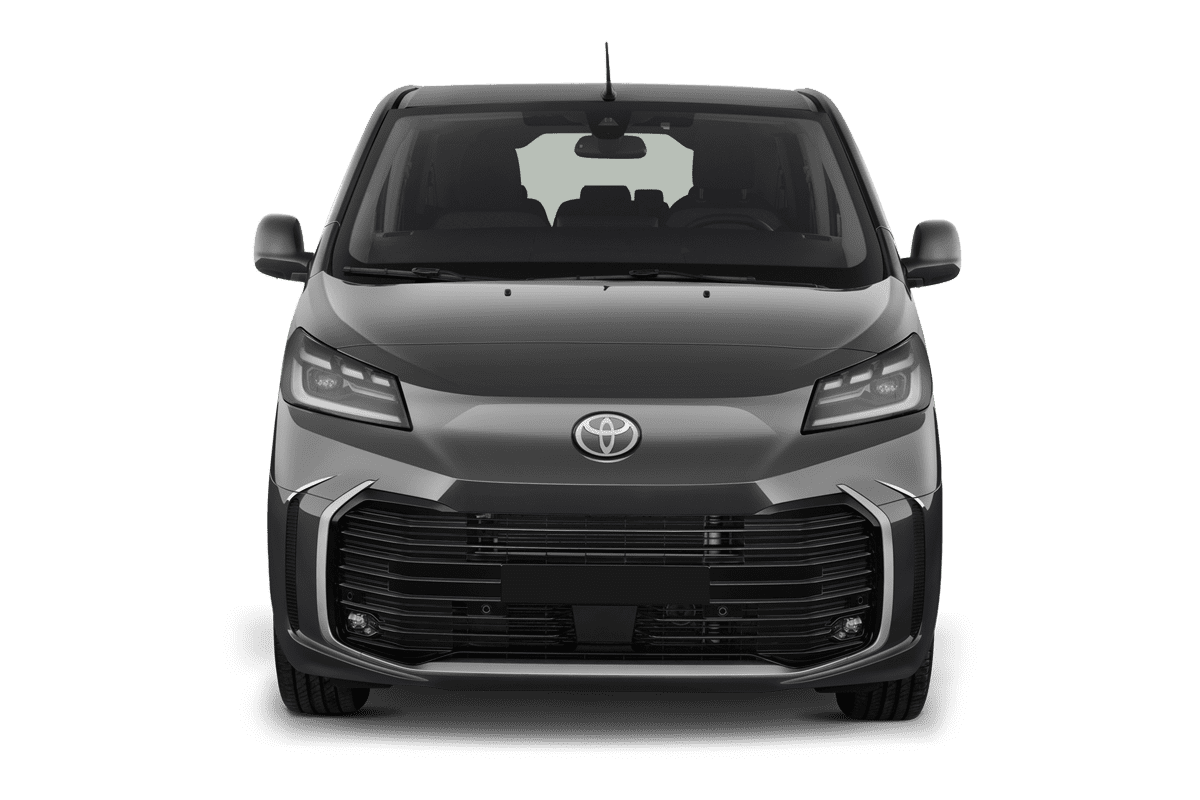 Frontansicht eines Toyota Proace Verso, freigestellt