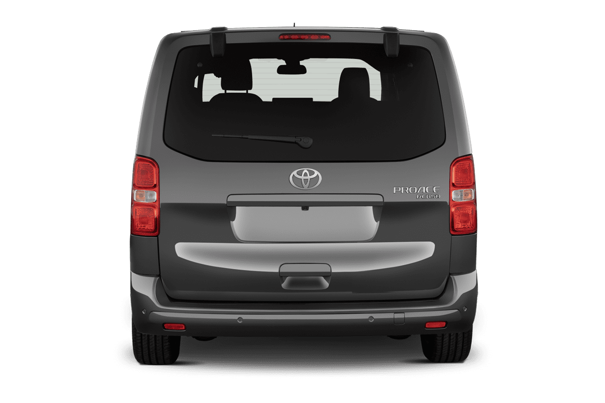 Heckansicht eines Toyota Proace Verso