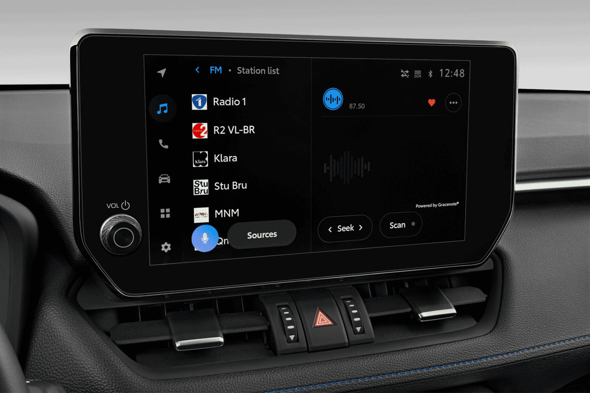 Audiosystem eines Toyota RAV4 Plug-In-Hybrid