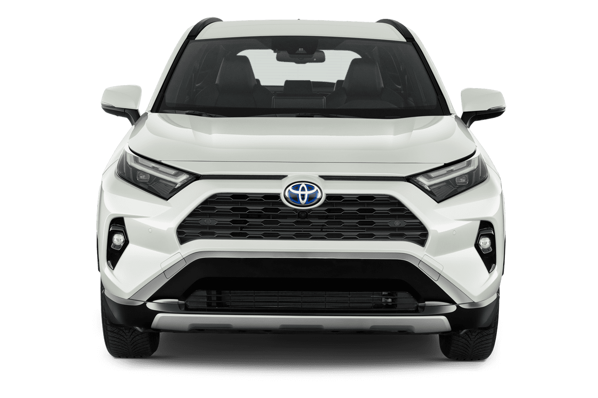 Frontansicht eines Toyota RAV4 Plug-In-Hybrid, freigestellt