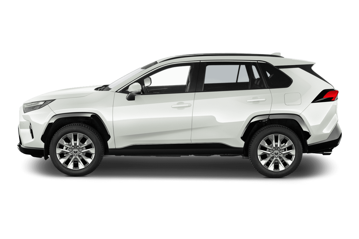 Seitenansicht eines Toyota RAV4 Plug-In-Hybrid