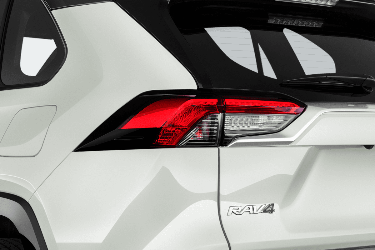 Heckleuchten eines Toyota RAV4 Plug-In-Hybrid