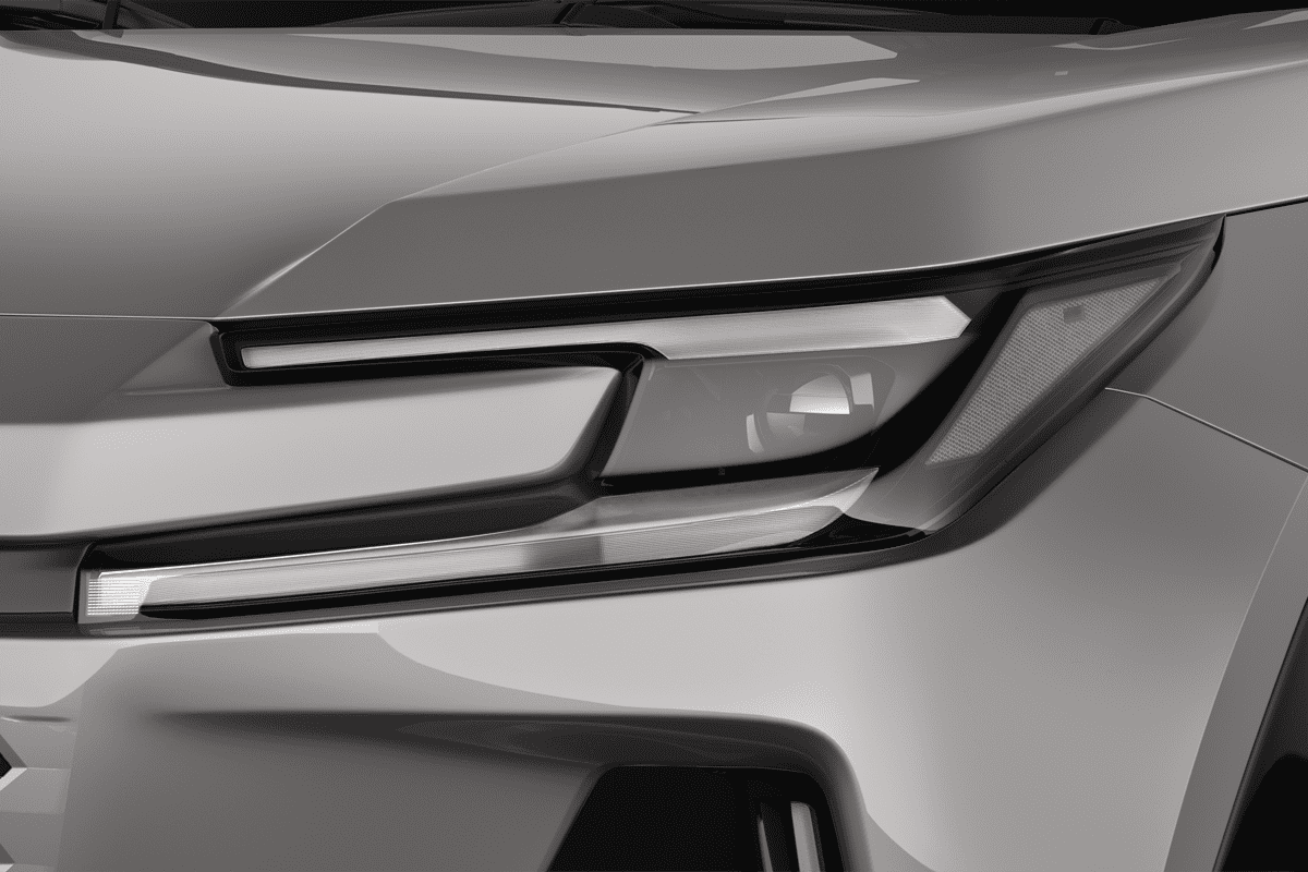 Frontscheinwerfer eines Toyota RAV4 Hybrid (neues Modell)