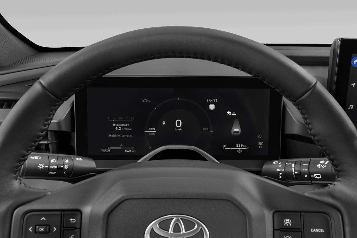 Kombiinstrument eines Toyota RAV4 Hybrid