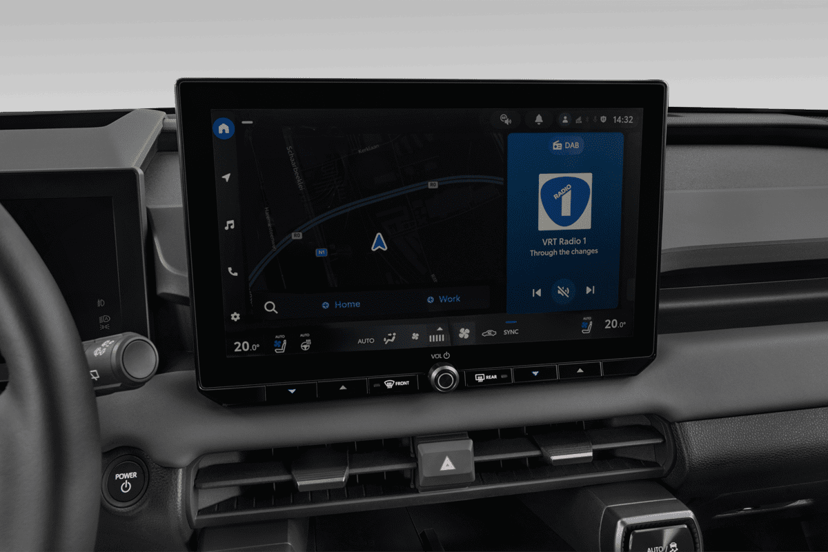 Mittelkonsole eines Toyota RAV4 Hybrid