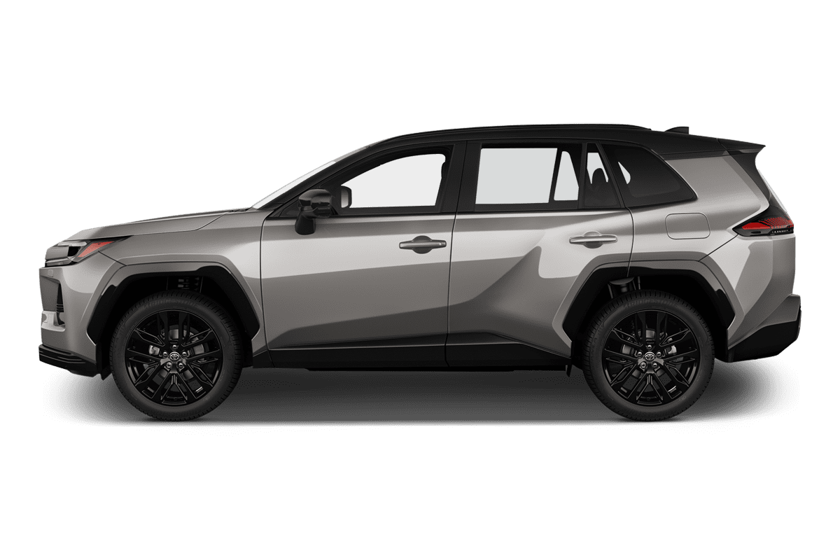 Seitenansicht eines Toyota RAV4 Hybrid