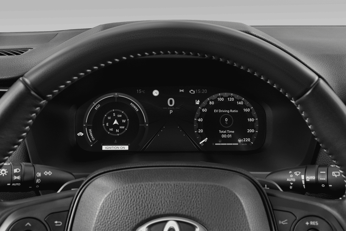 Kombiinstrument eines Toyota RAV4 Hybrid