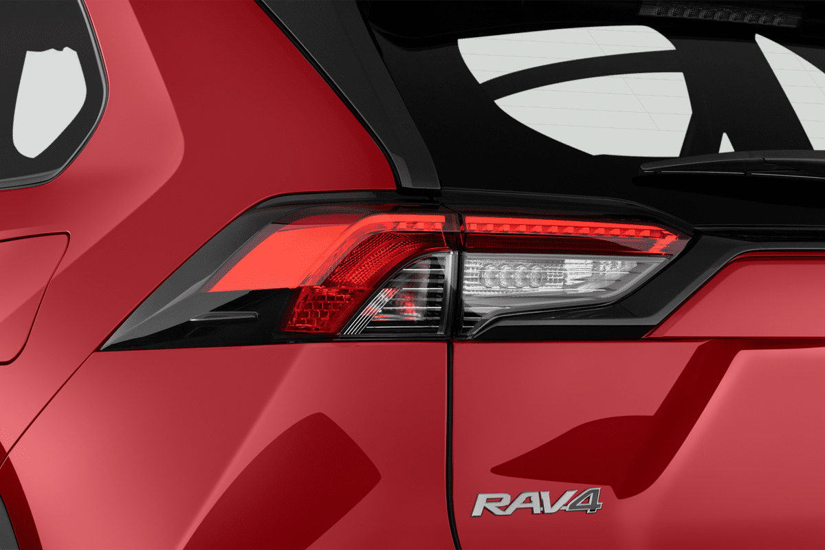 Heckleuchten eines Toyota RAV4 Hybrid
