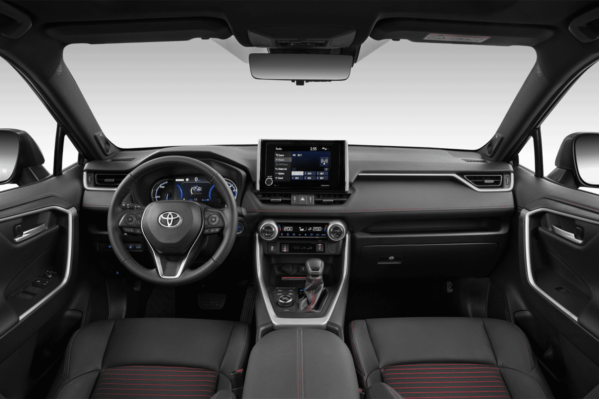 Armaturenbrett eines Toyota RAV4 Plug-In-Hybrid