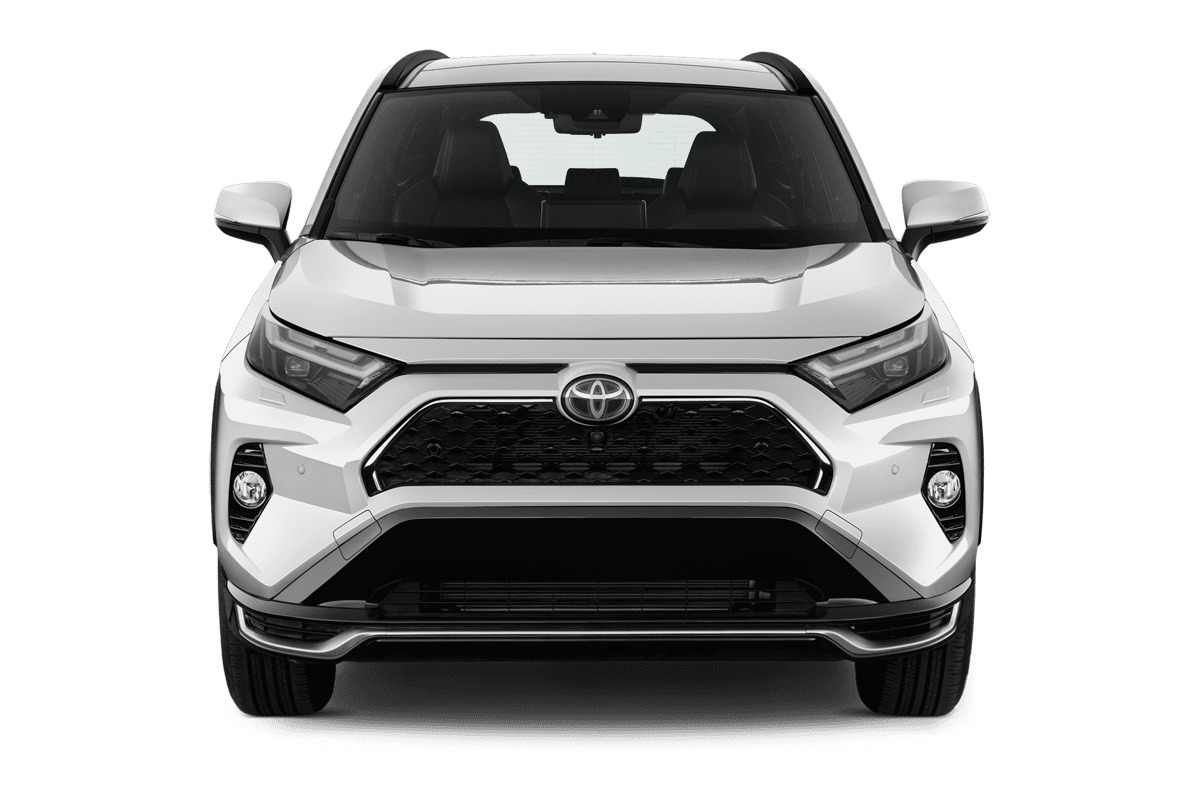 Frontansicht eines Toyota RAV4 Plug-In-Hybrid, freigestellt