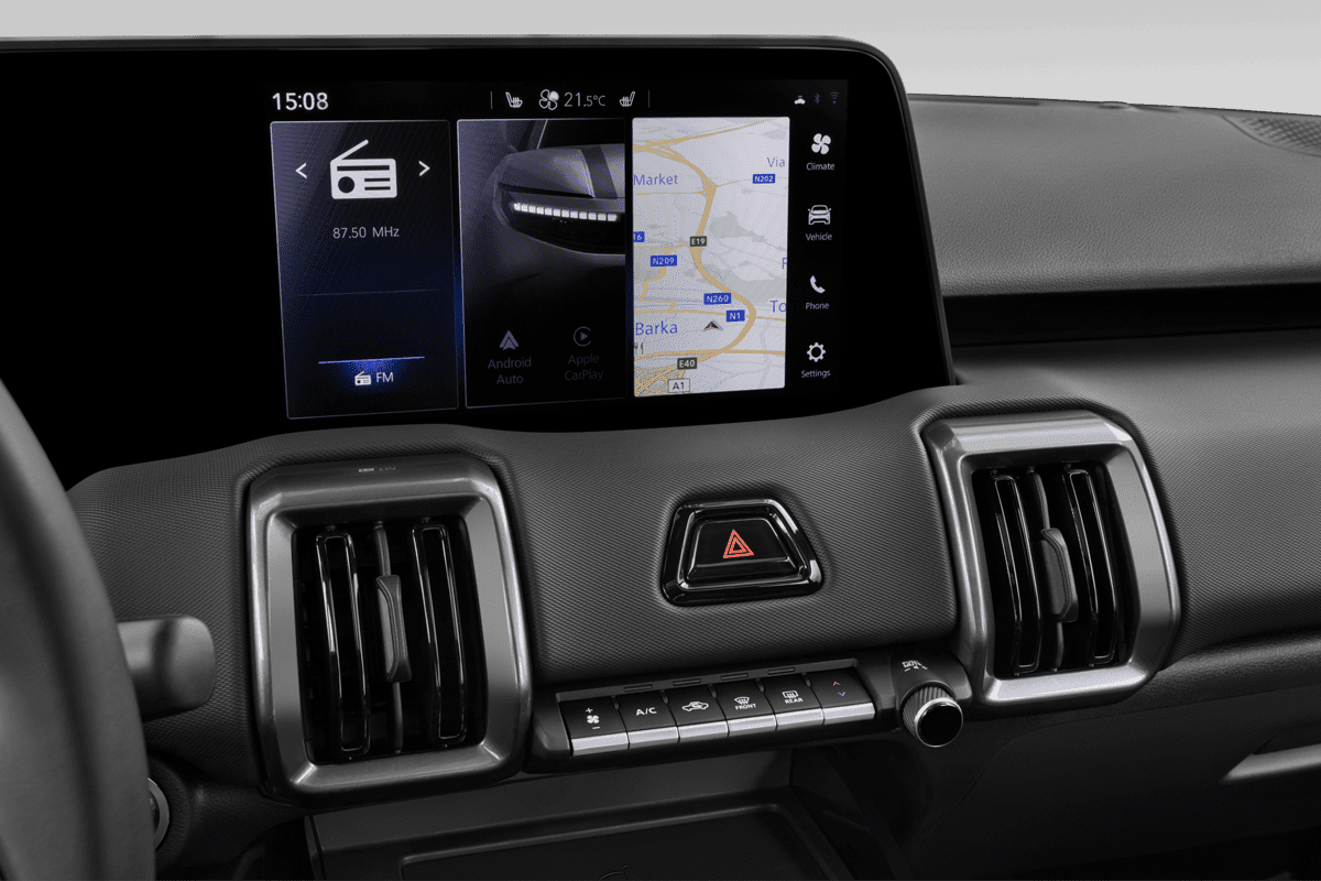 Mittelkonsole eines Toyota Urban Cruiser (neues Modell)