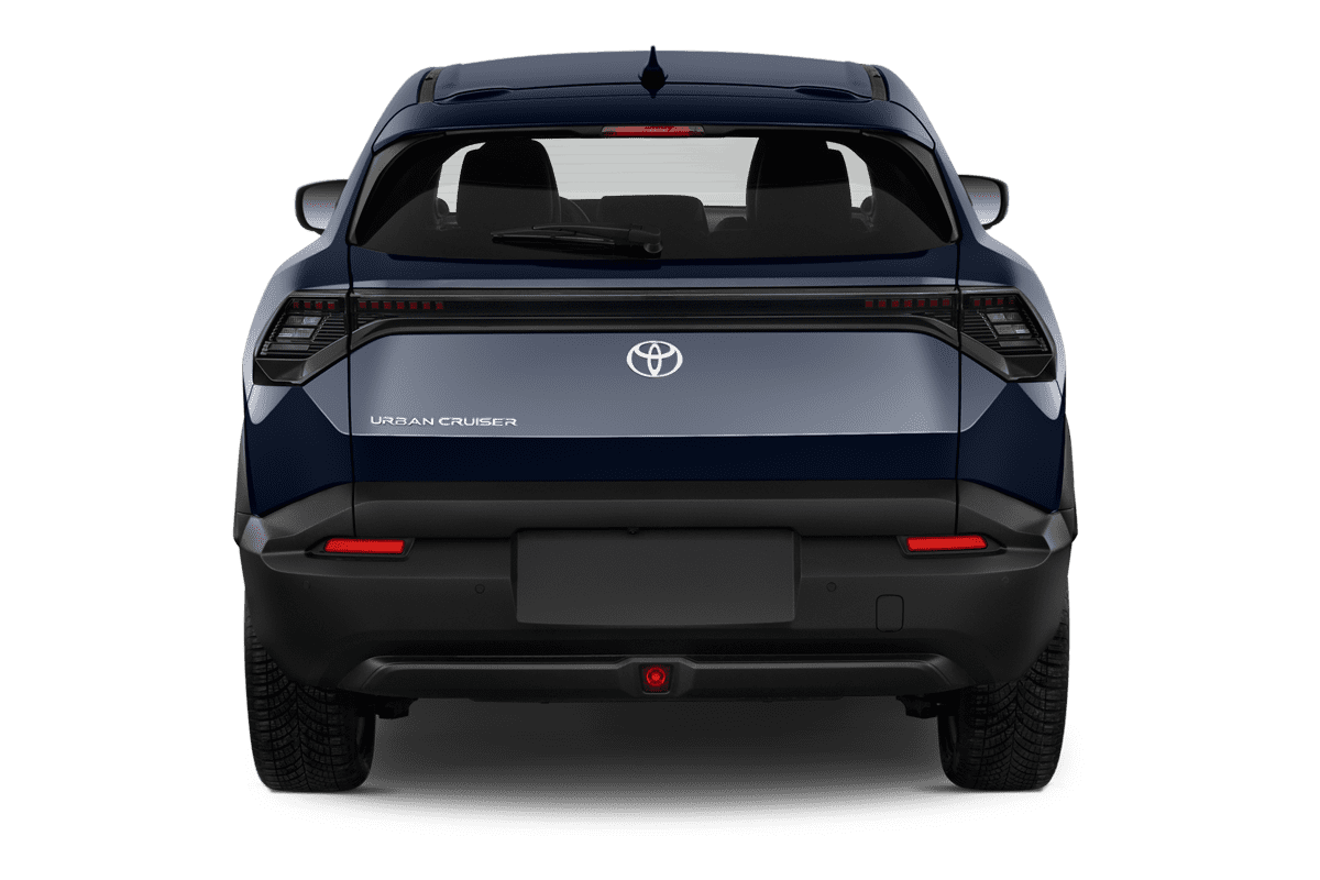 Heckansicht eines Toyota Urban Cruiser (neues Modell)