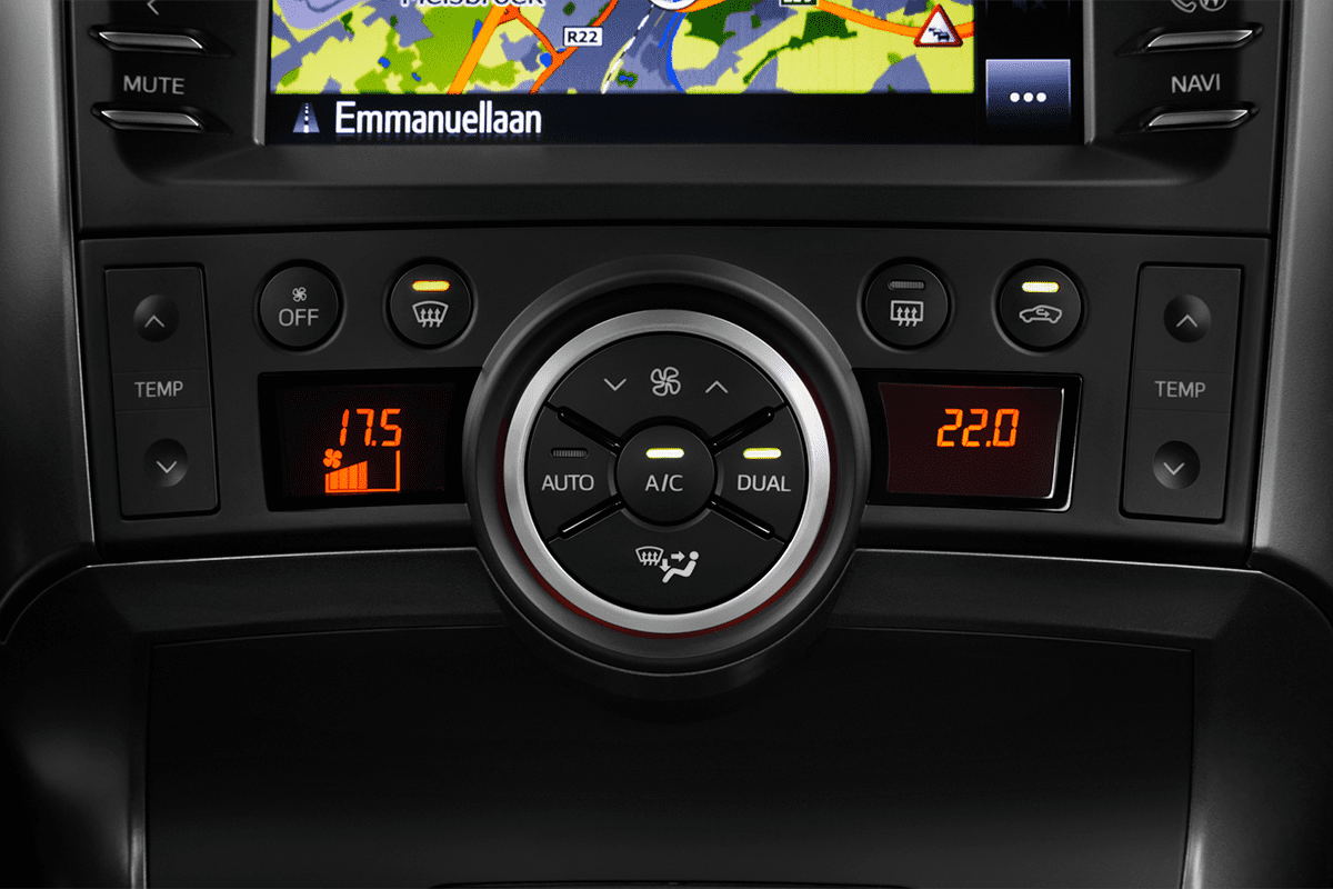 Klimasteuerung eines Toyota Verso