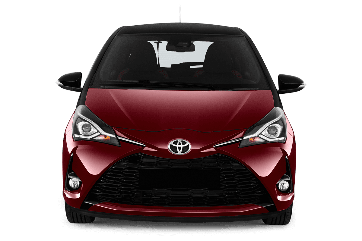 Frontansicht eines Toyota Yaris GR-S, freigestellt