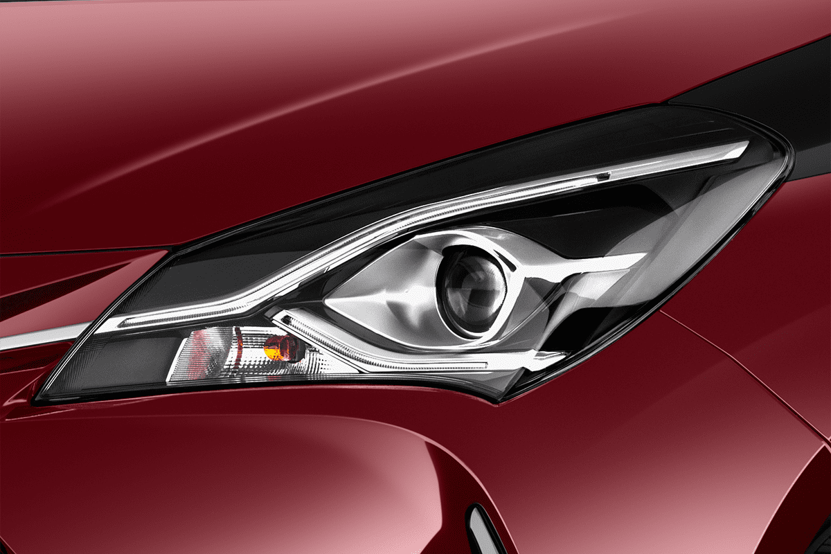 Frontscheinwerfer eines Toyota Yaris GR-S