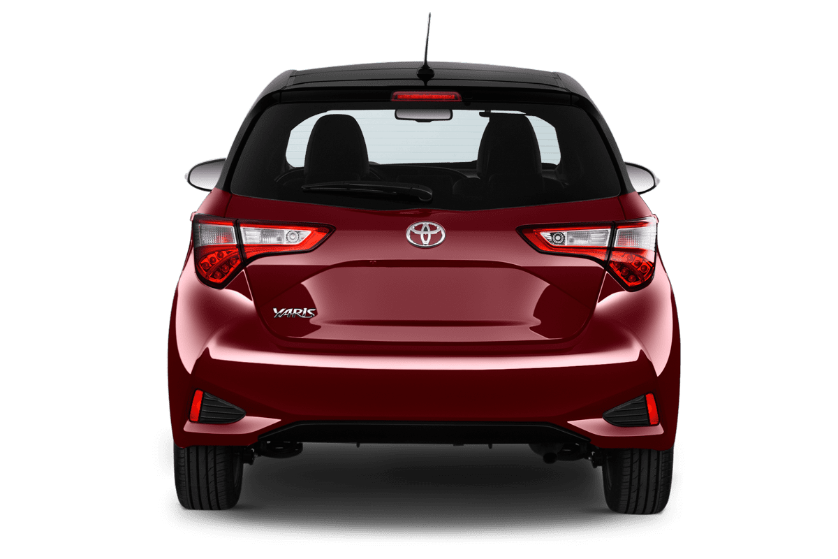 Heckansicht eines Toyota Yaris GR-S