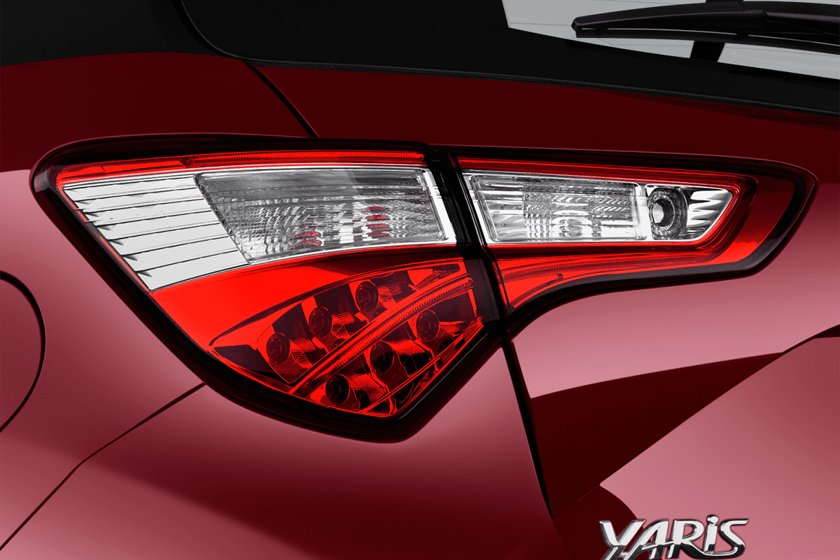 Heckleuchten eines Toyota Yaris GR-S