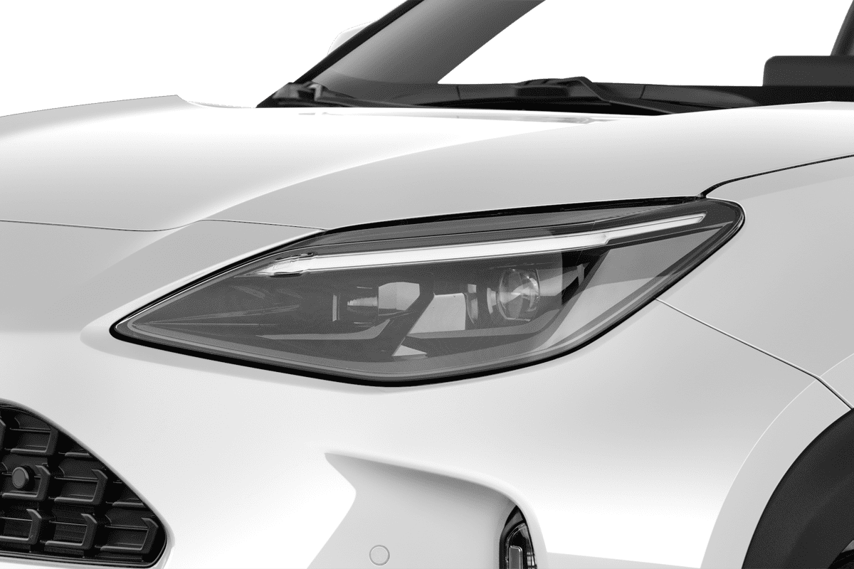 Frontscheinwerfer eines Toyota Yaris Cross Hybrid