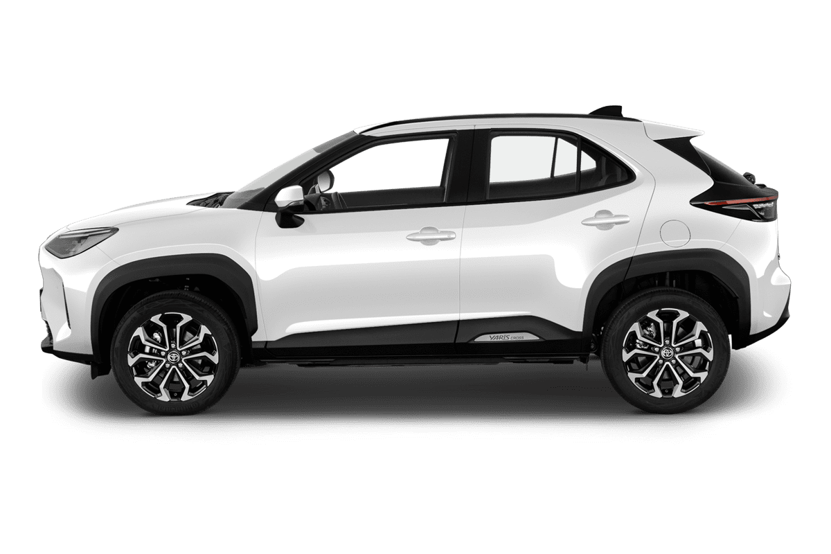 Seitenansicht eines Toyota Yaris Cross Hybrid