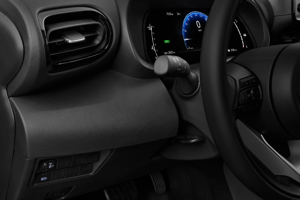 Lüftung eines Toyota Yaris Cross Hybrid