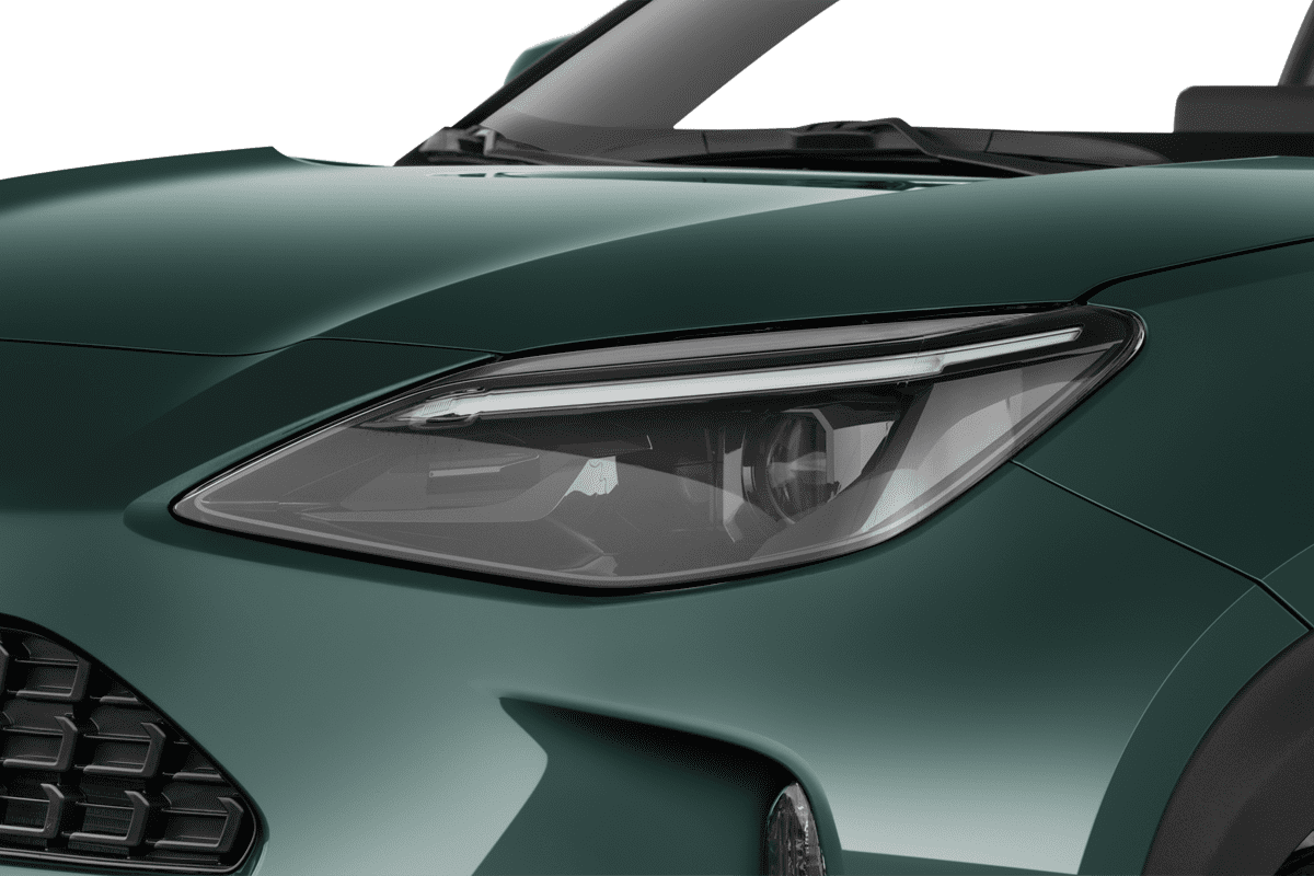 Frontscheinwerfer eines Toyota Yaris Cross Hybrid