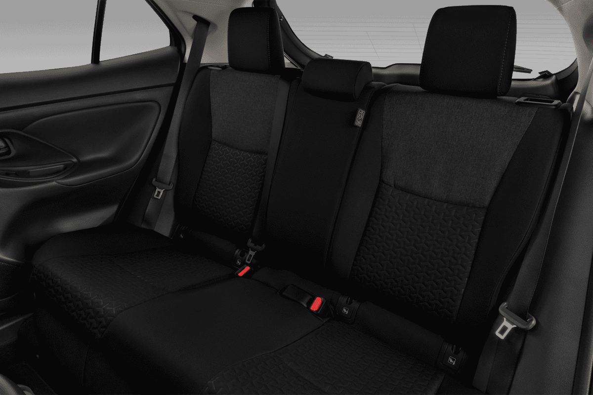 Rücksitzbank eines Toyota Yaris Cross Hybrid