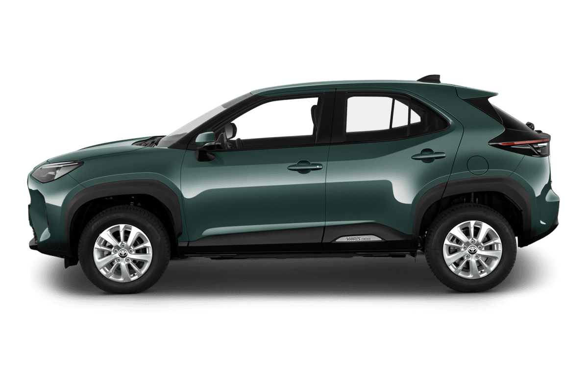 Seitenansicht eines Toyota Yaris Cross Hybrid
