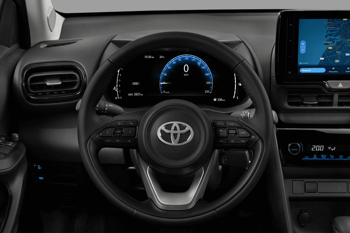 Lenkrad eines Toyota Yaris Cross Hybrid