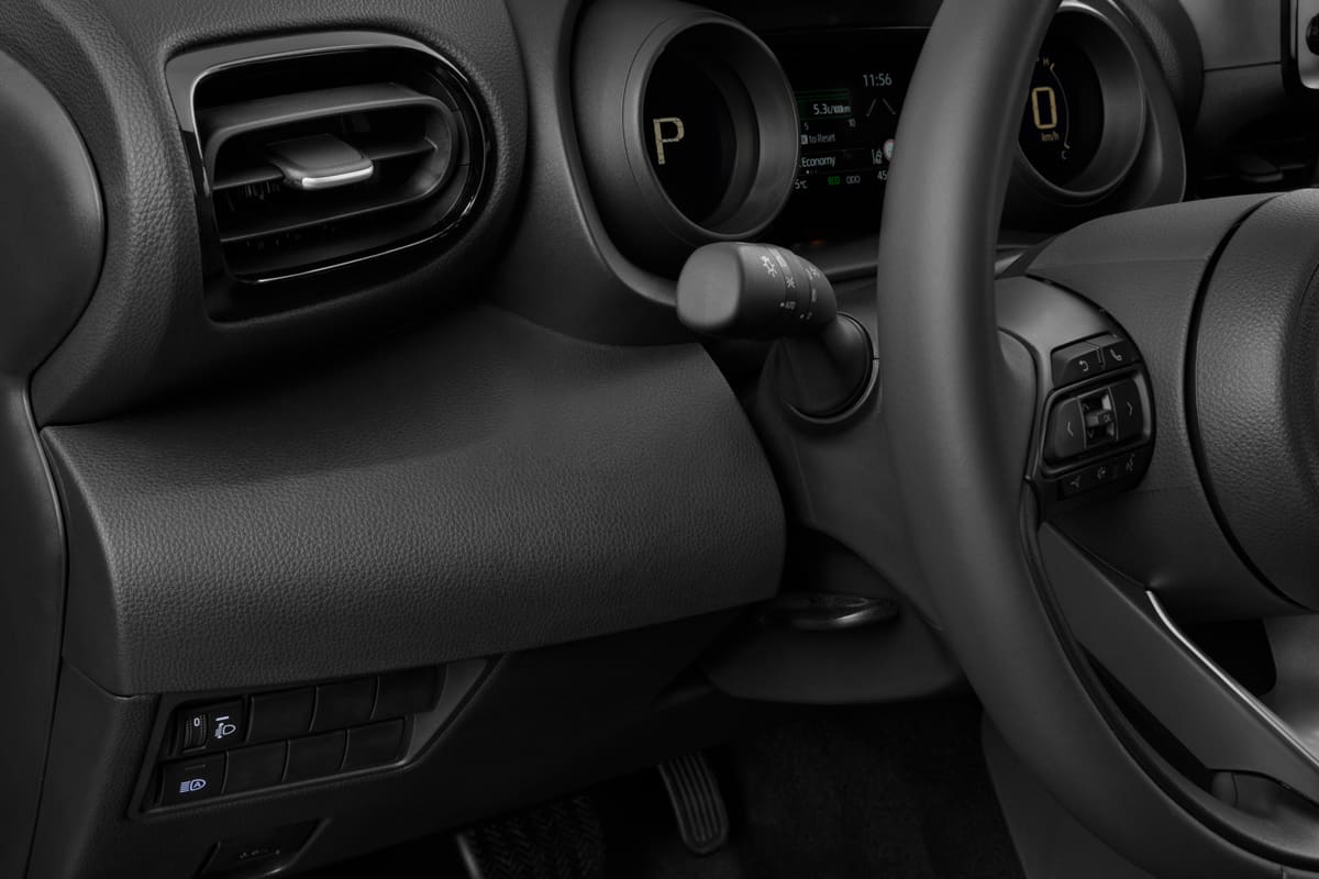 Lüftung eines Toyota Yaris Cross Hybrid 