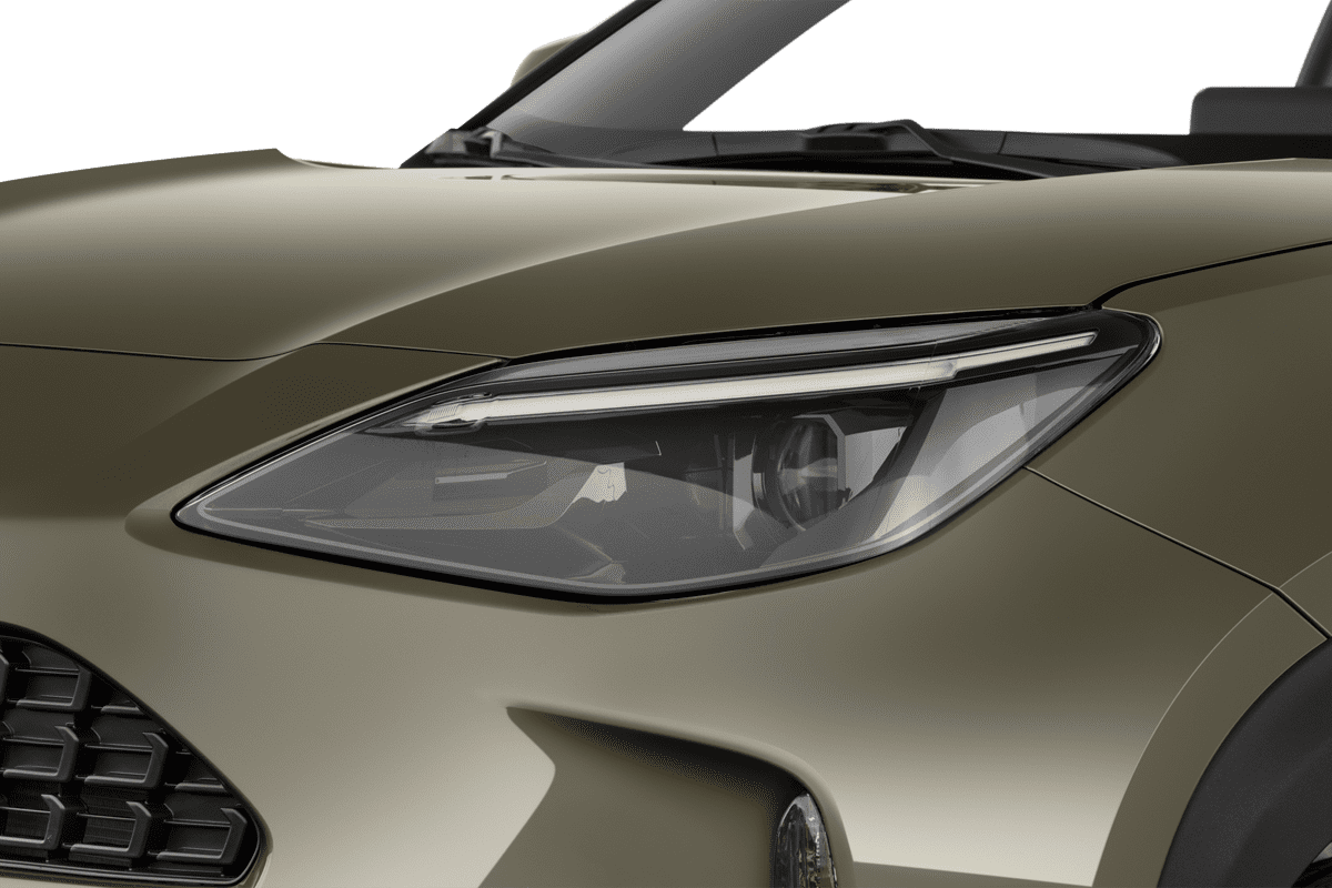 Frontscheinwerfer eines Toyota Yaris Cross Hybrid 