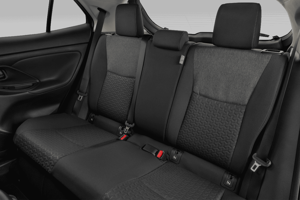 Rücksitzbank eines Toyota Yaris Cross Hybrid 