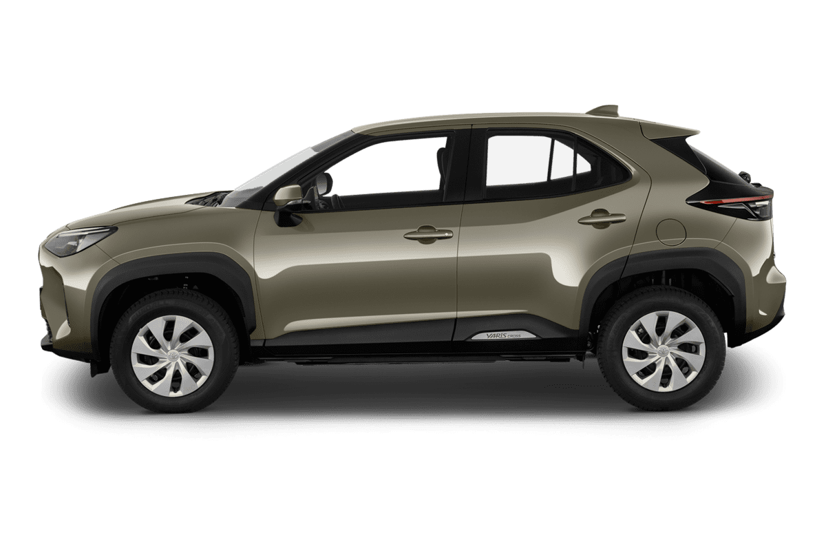 Seitenansicht eines Toyota Yaris Cross Hybrid 