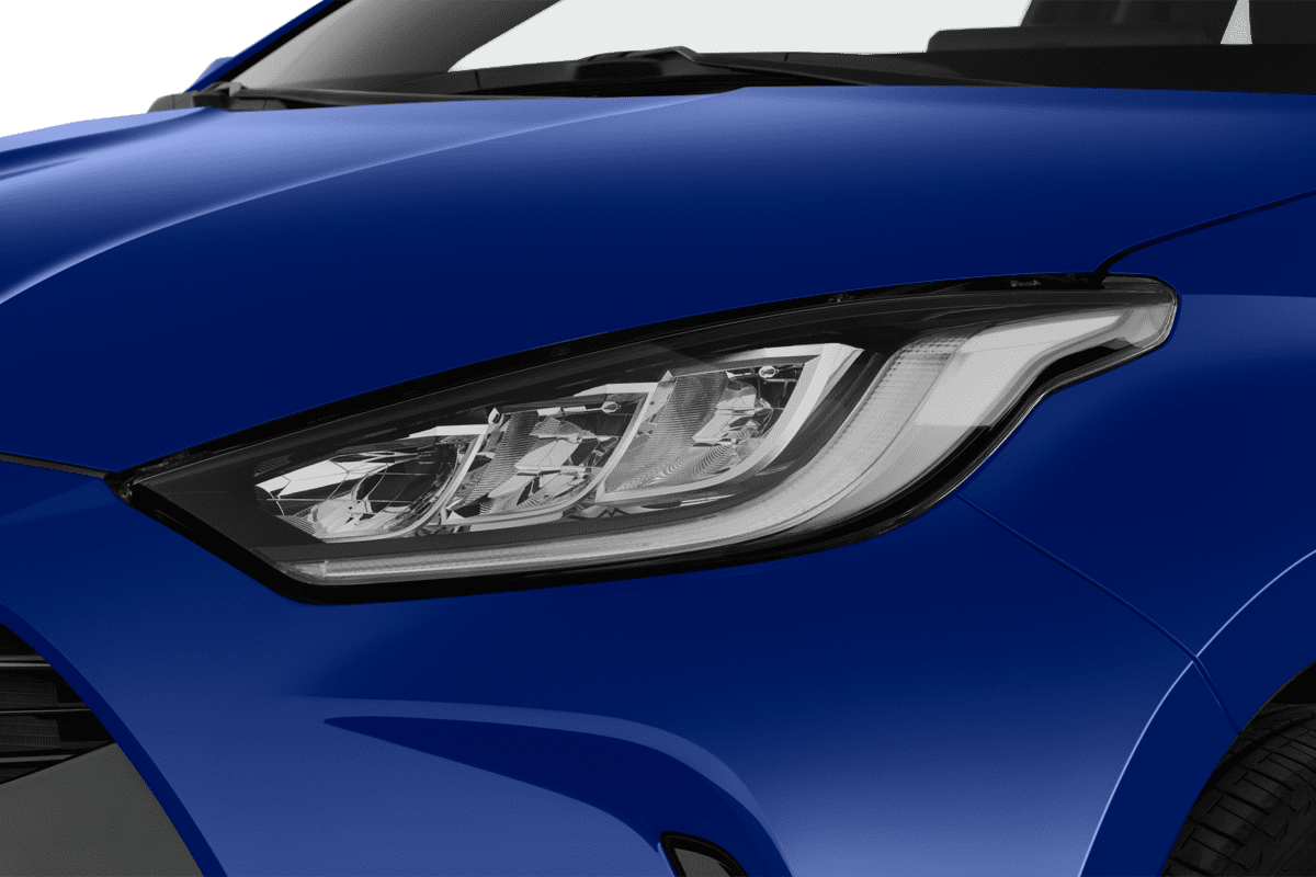 Frontscheinwerfer eines Toyota Yaris Hybrid