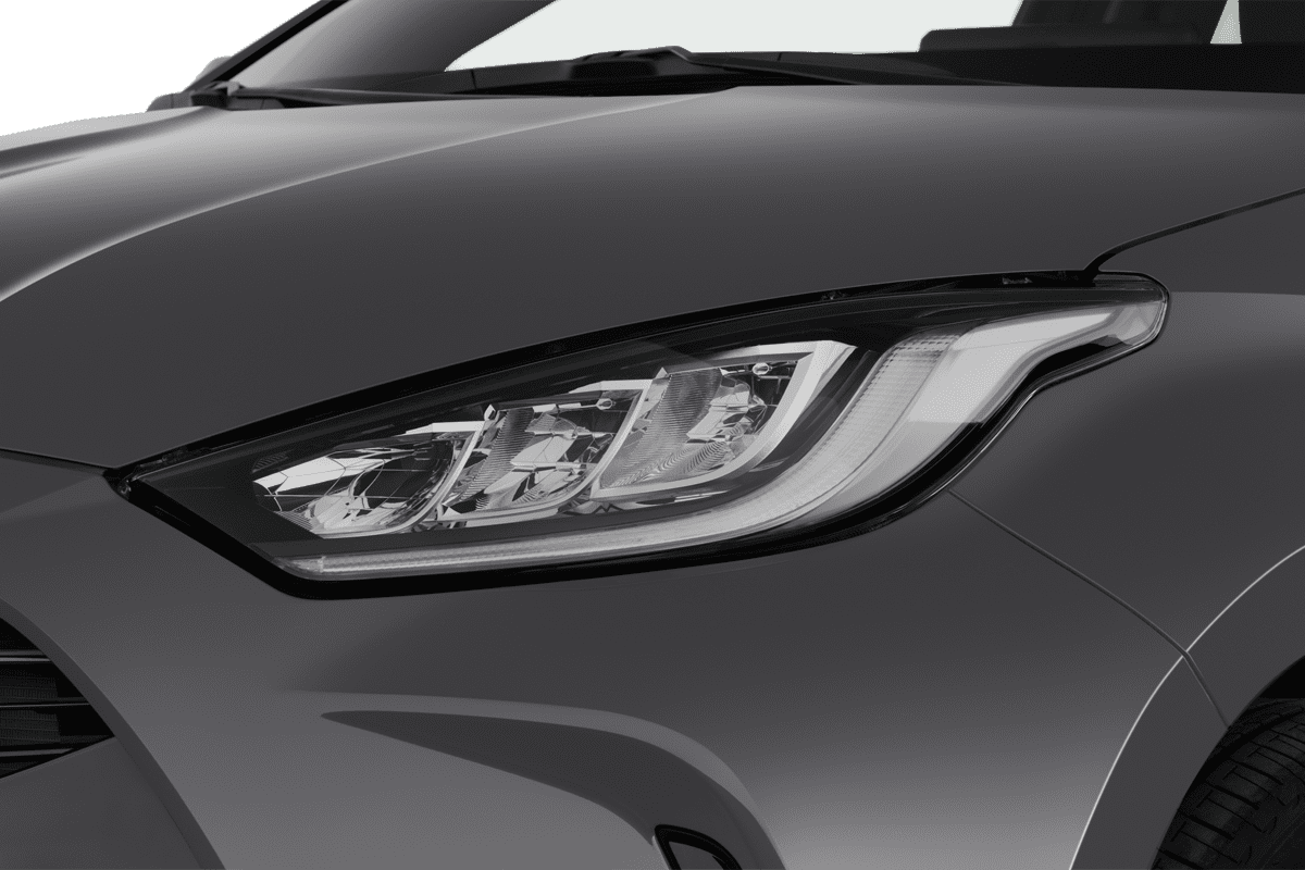 Frontscheinwerfer eines Toyota Yaris Hybrid