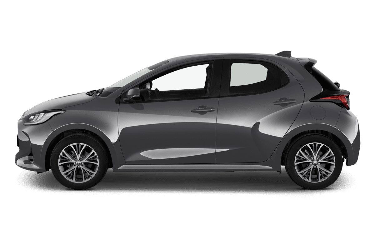 Seitenansicht eines Toyota Yaris Hybrid