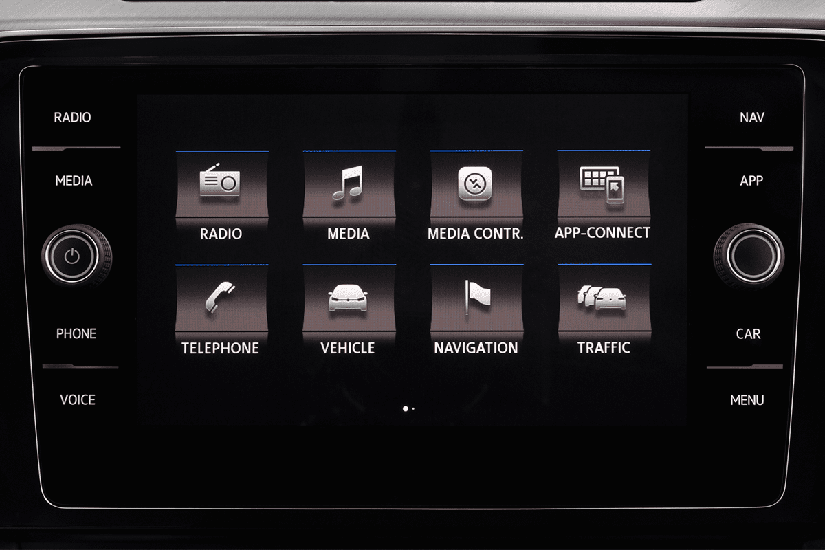 Audiosystem eines VW Arteon Plug-in-Hybrid