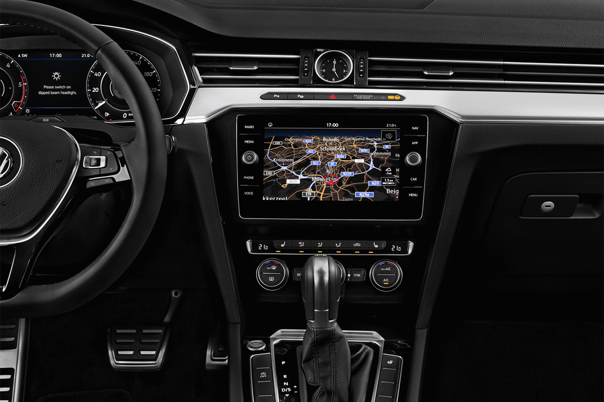 Mittelkonsole eines VW Arteon Plug-in-Hybrid