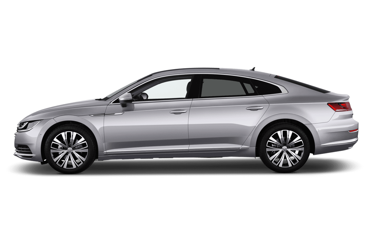 Seitenansicht eines VW Arteon Plug-in-Hybrid
