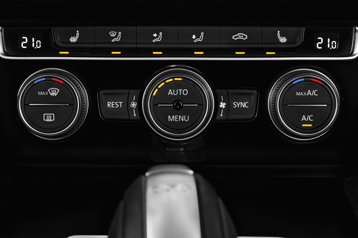 Klimasteuerung eines VW Arteon Plug-in-Hybrid