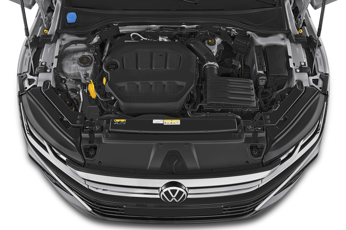 Motorraum eines VW Arteon Shooting Brake R