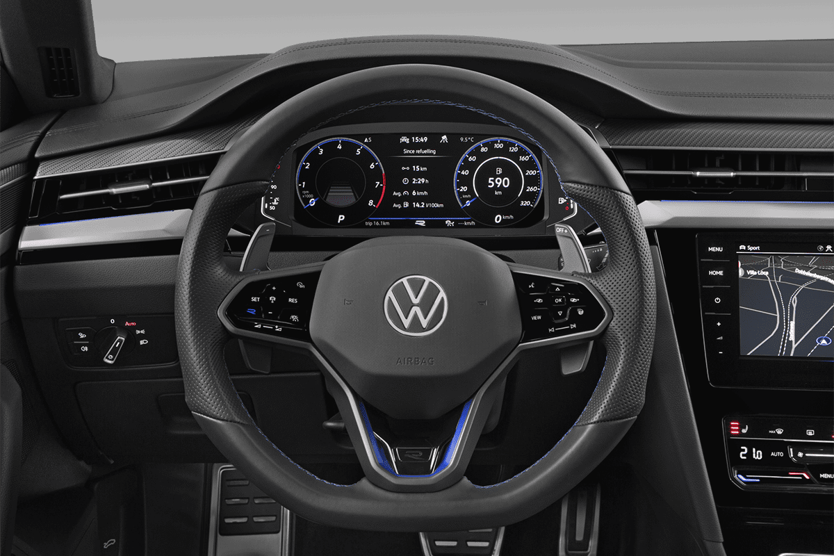 Lenkrad eines VW Arteon Shooting Brake R