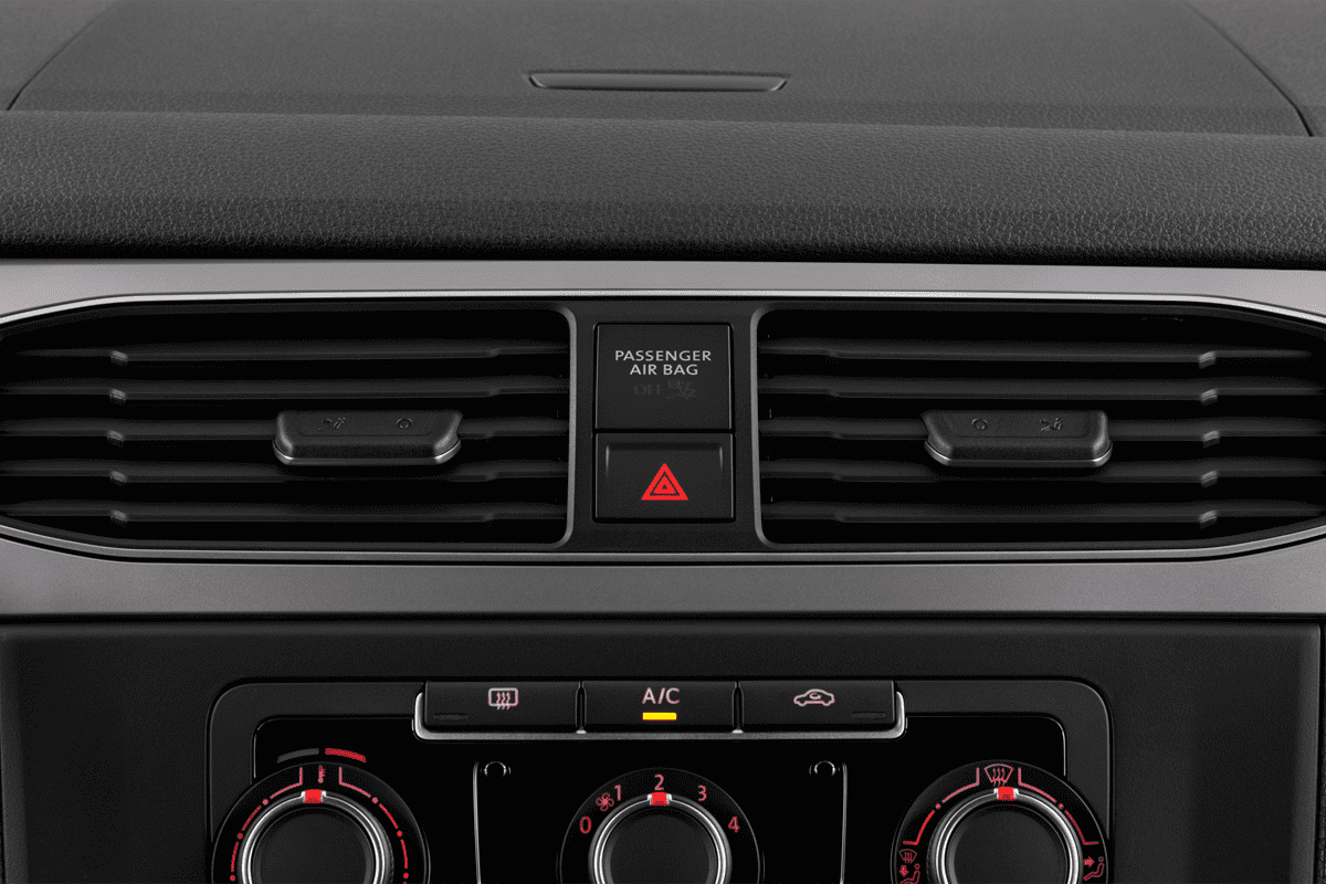 Lüftung eines VW Caddy TGI