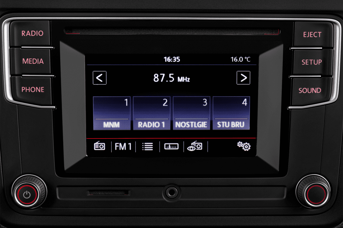 Audiosystem eines VW Caddy TGI