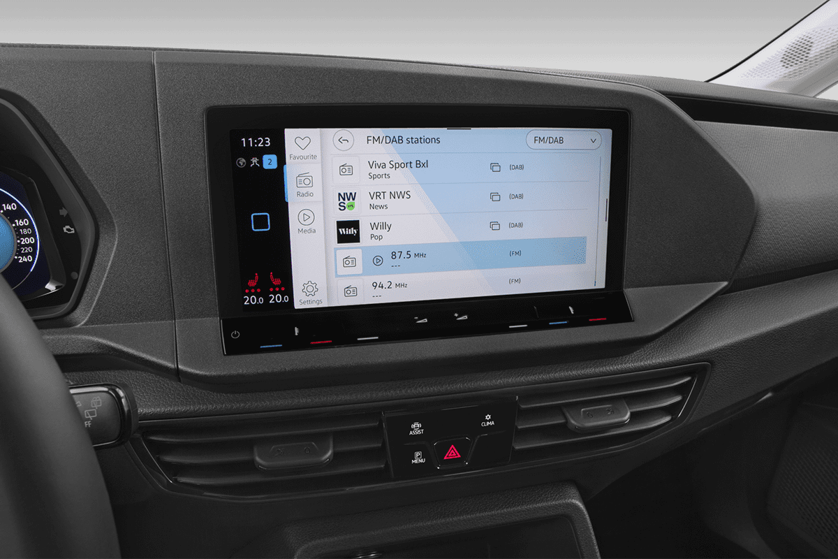 Audiosystem eines VW Caddy California