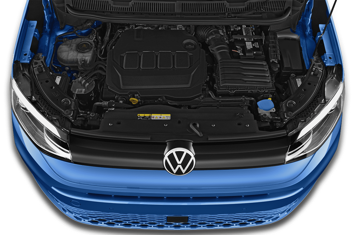 Motorraum eines VW Caddy California