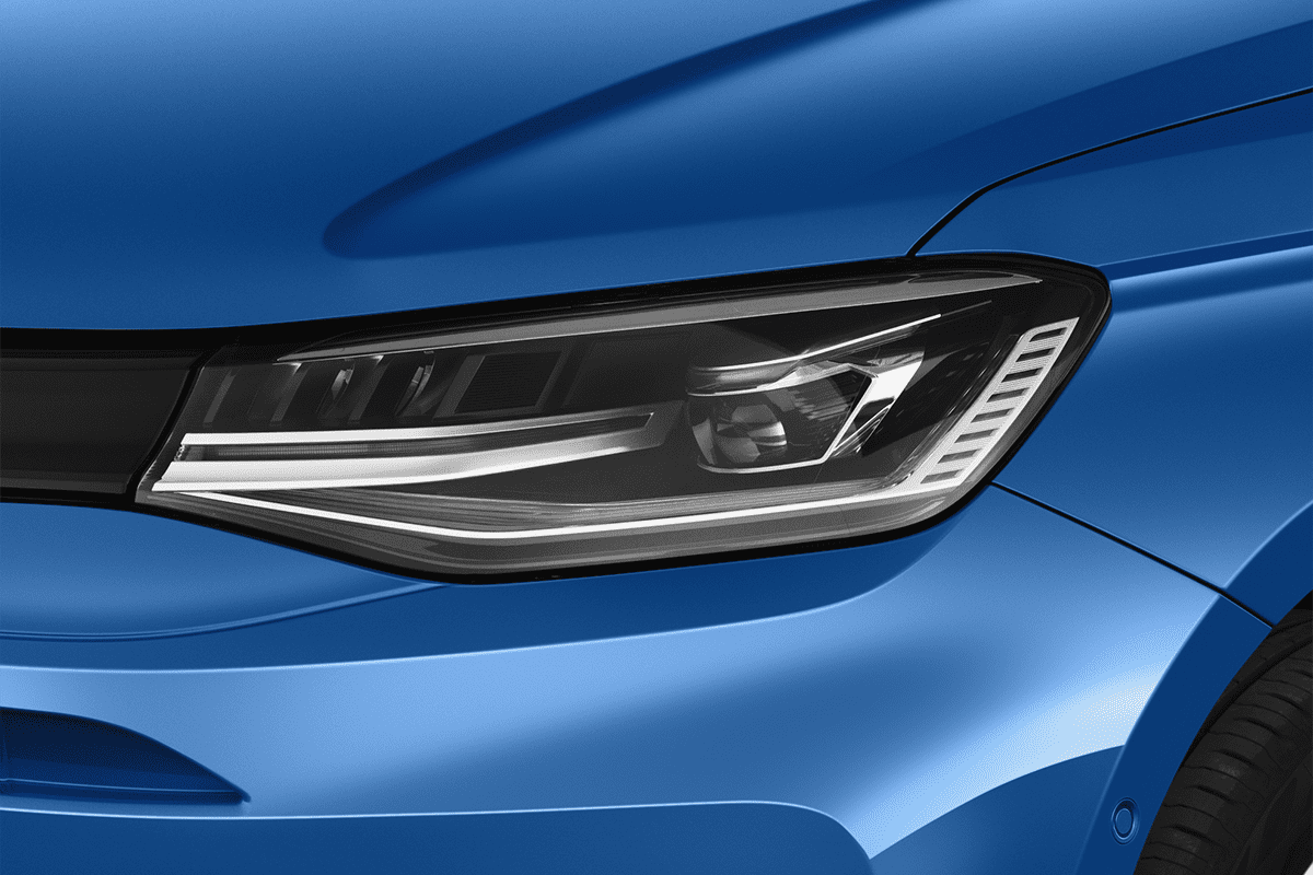 Frontscheinwerfer eines VW Caddy California