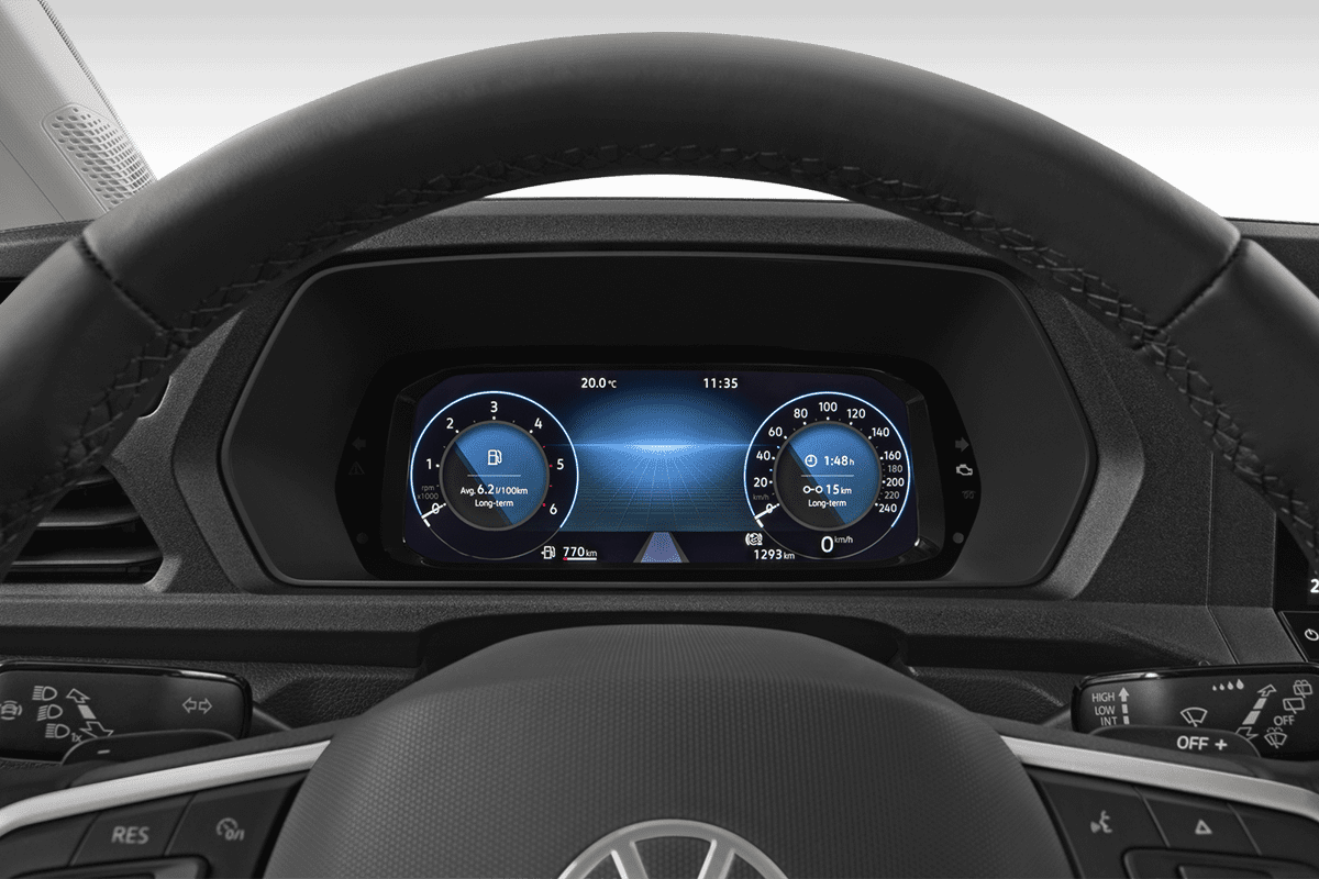 Kombiinstrument eines VW Caddy California