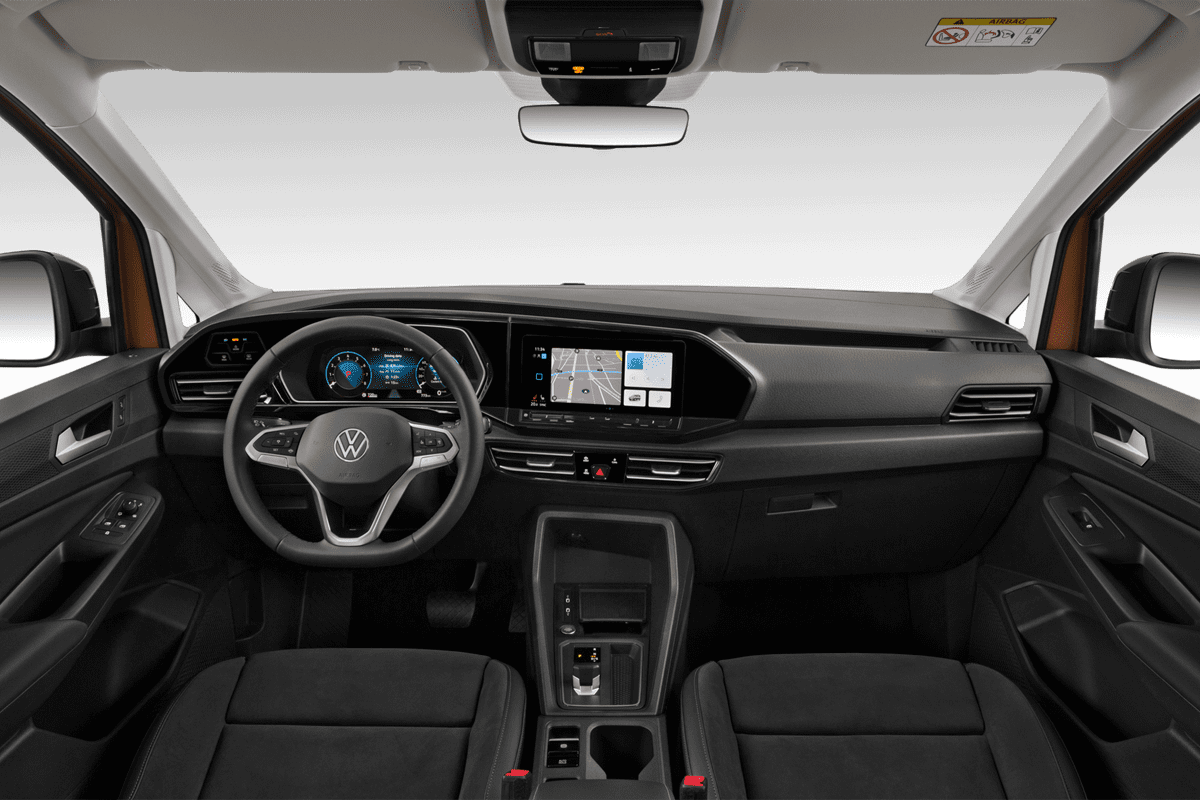 Armaturenbrett eines VW Caddy Plug-in-Hybrid ENERGY