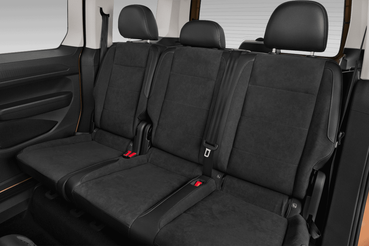 Rücksitzbank eines VW Caddy Plug-in-Hybrid ENERGY