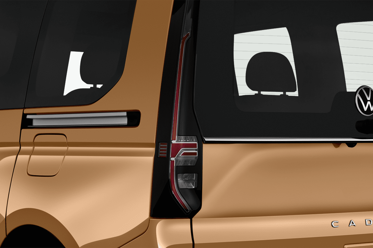 Heckleuchten eines VW Caddy Plug-in-Hybrid ENERGY